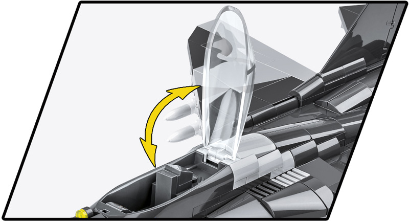 COBI 5840 MiG-29 UA/PL Detail Cockpit