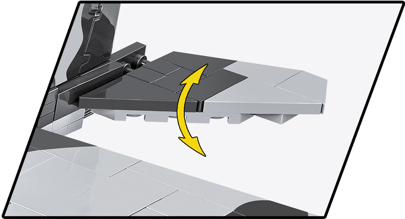 COBI 5840 MiG-29 UA/PL Detail Ruder