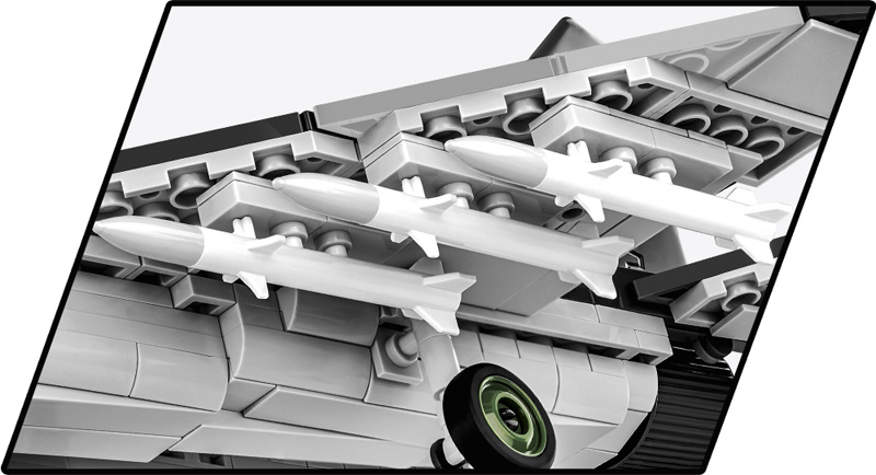 COBI 5840 MiG-29 UA/PL Detail Waffensystem auf Unterseite