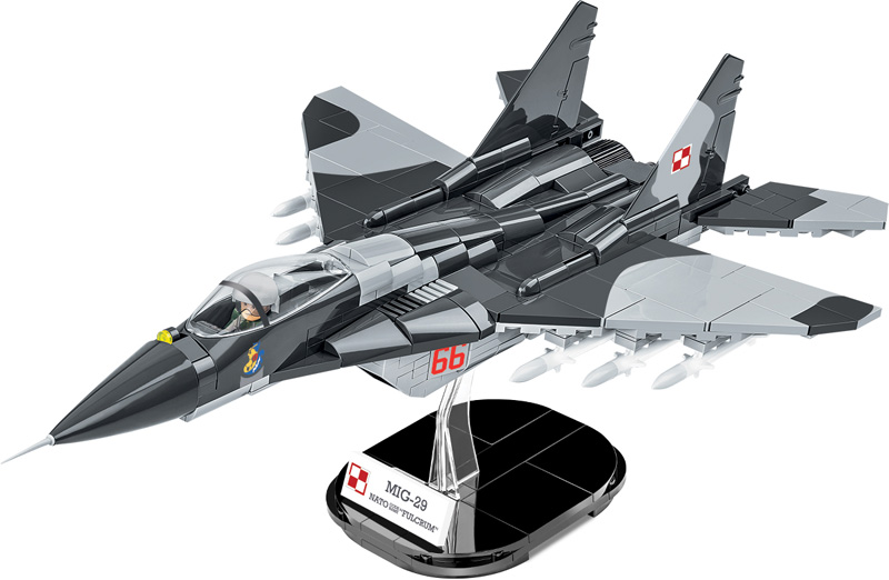 COBI 5840 MiG-29 UA/PL Modell auf Displayständer