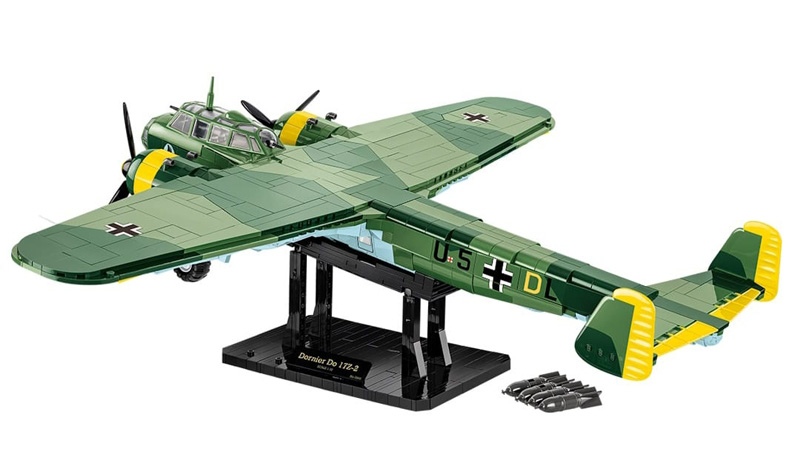 COBI 5753 Limited Edition Dornier DO 17Z-2 Flugzeug auf Displayständer