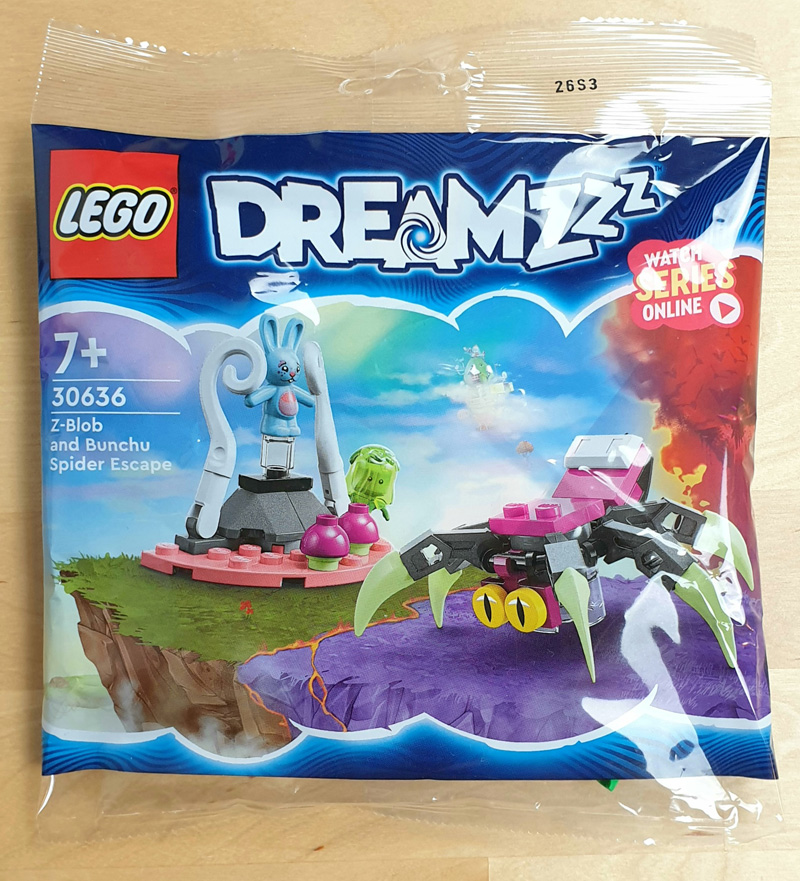 LEGO DreamZzz Polybag 30636 Z-Blob und Bunchus Flucht vor der Spinne