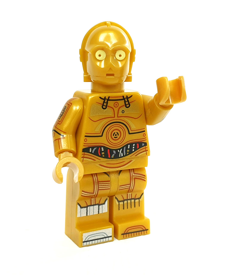 LEGO Star Wars Magazin 100/2023 3-CPO Minifigur erhobene Arme