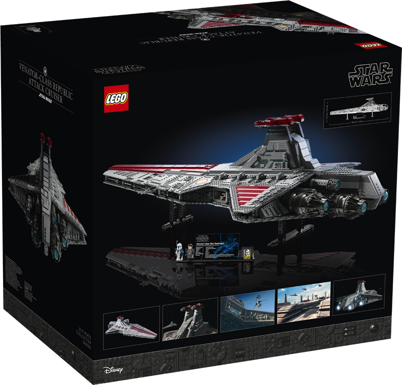 LEGO Star Wars Angriffskreuzer Venator UCS 75367 Box Rückseite