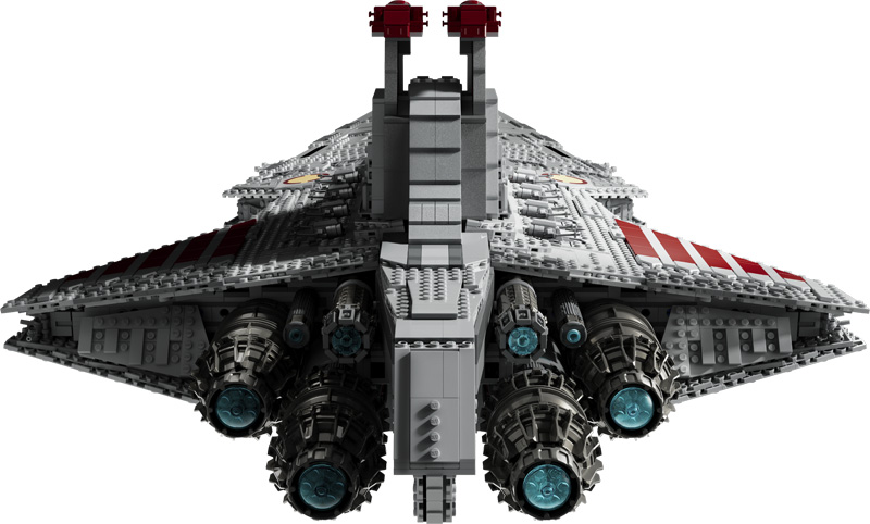 LEGO Star Wars Angriffskreuzer Venator UCS 75367 Rückansicht