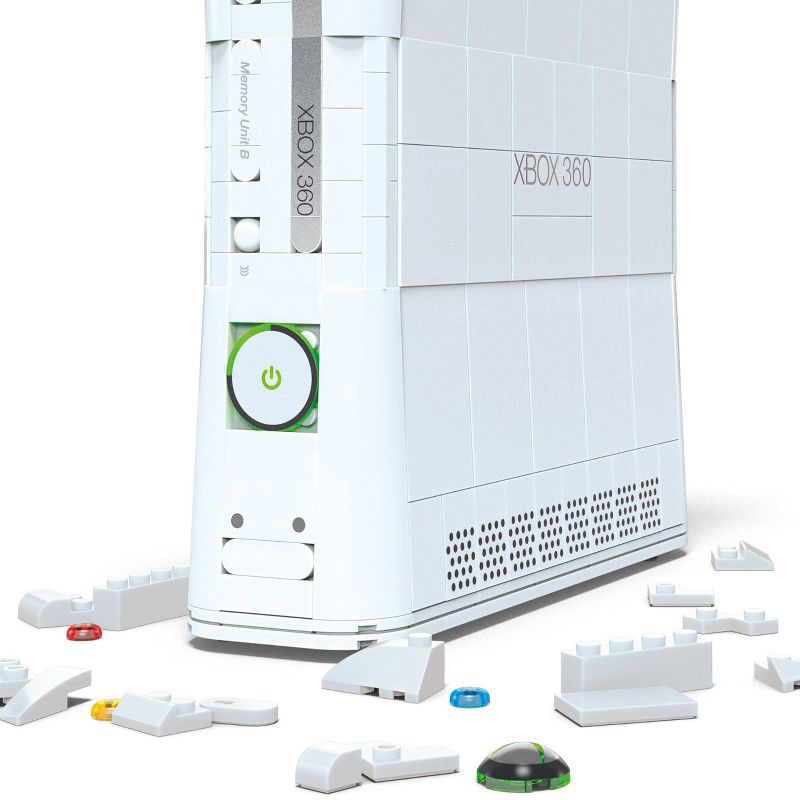 MEGA Microsoft Xbox 360 Konsole Detail Powerschalter