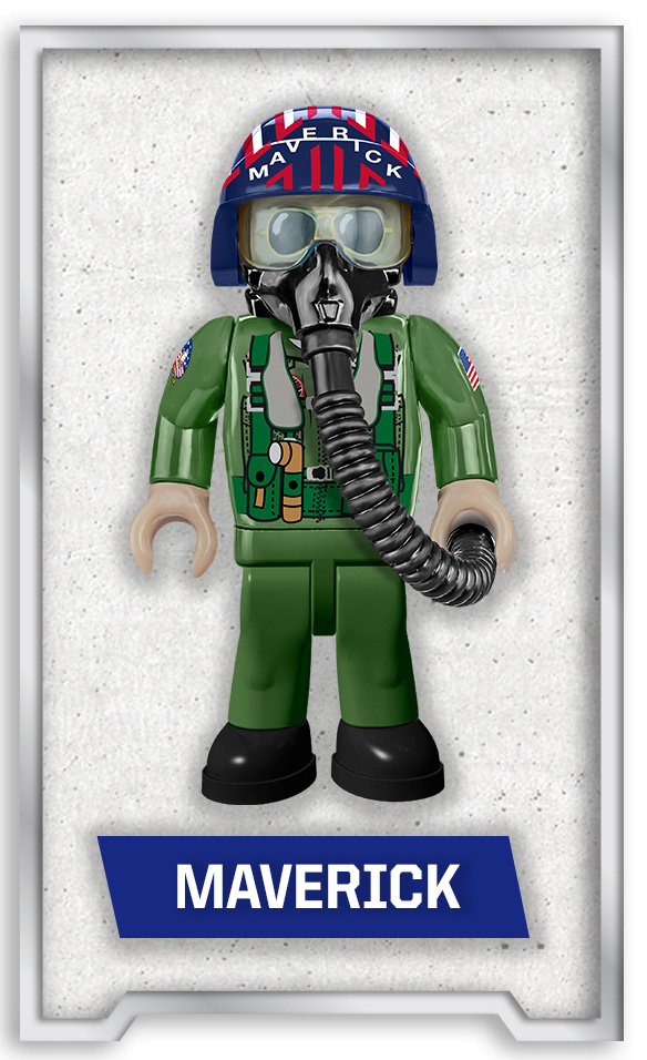 COBI Top Gun Tomcat 5811A Minifigur Maverick
