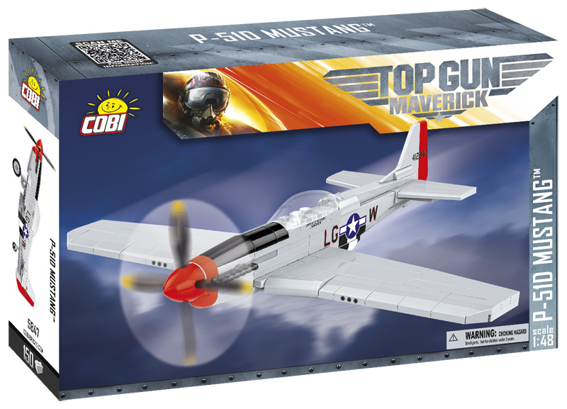 COBI Top Gun P51D Mustang 5847 Easy Planes Box Vorderseite