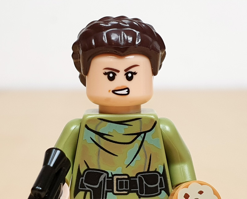 LEGO Star Wars Adventskalender 75366 Türchen 14 Leia Minifigur Wechselgesicht