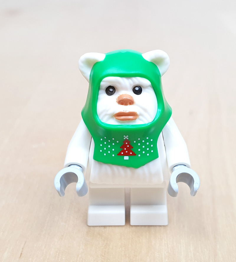 LEGO Star Wars Adventskalender 75366 Türchen 24 weißer Ewok Minifigur