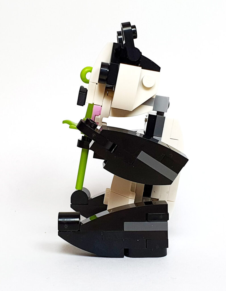 LEGO Creator Polybag Pandabär aufgebaut Seite