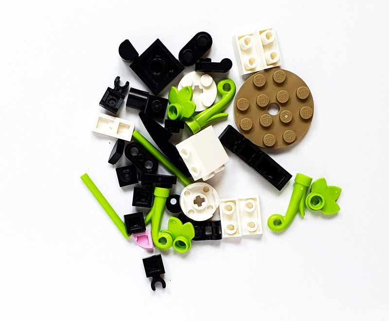 LEGO Creator Polybag Pandabär 30641 Teile übrig Pinguin