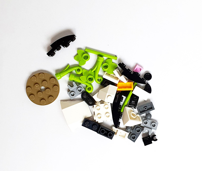 LEGO Creator Polybag Pandabär 30641 Teile übrig Wal
