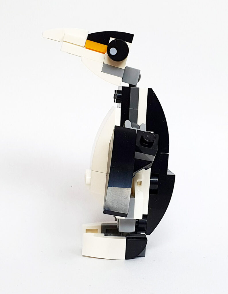 LEGO Creator Polybag Pandabär Pinguin aufgebaut Seite