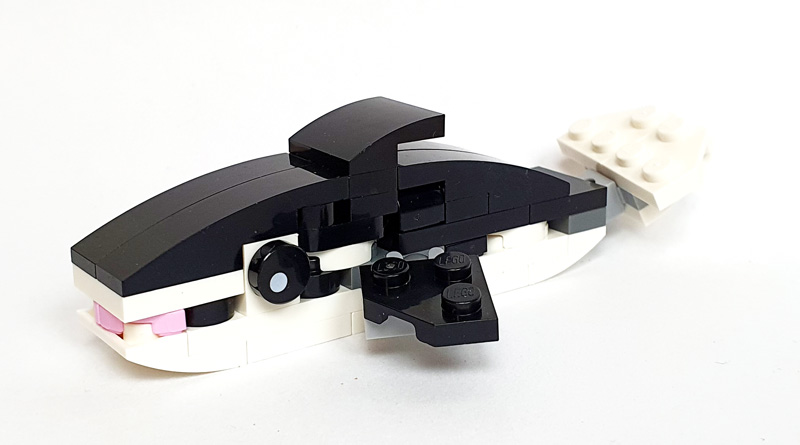 LEGO Creator Polybag Pandabär Wal aufgebaut