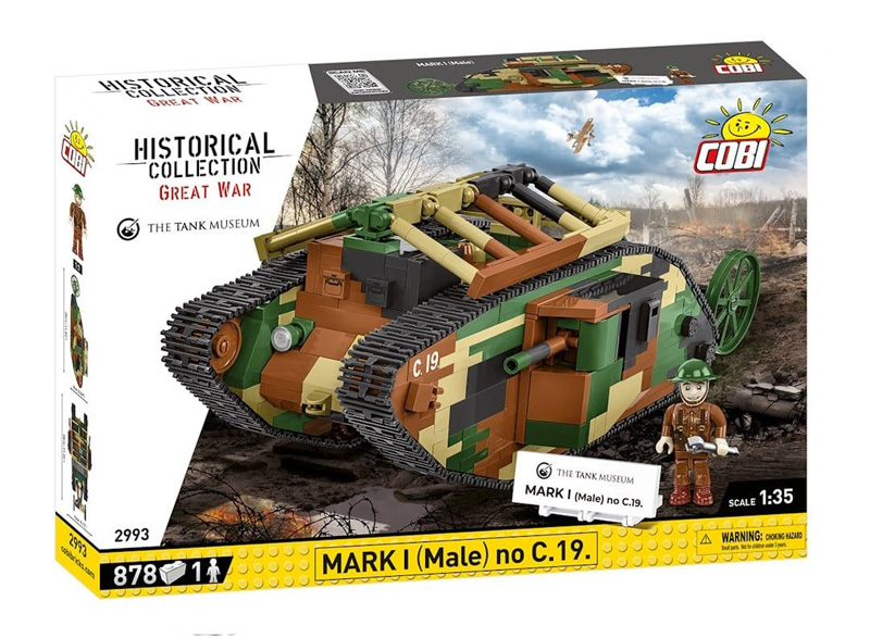 COBI Neuheiten OKtober 2023 Mark I Male 2287 Box Vorderseite