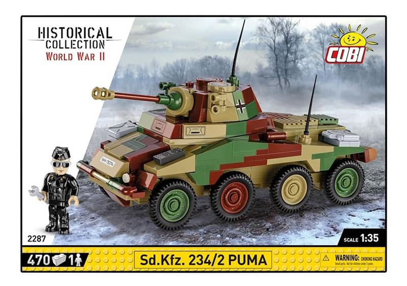 COBI Neuheiten Oktober 2023 Sd.Kfz. 234/2 PUMA 2287 Box Vorderseite