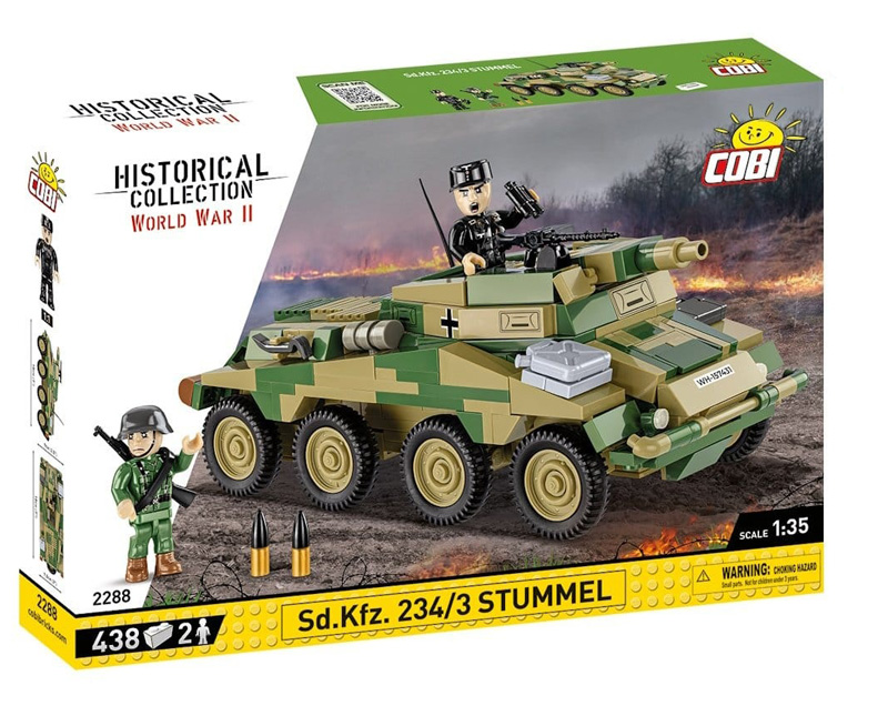 COBI Neuheiten Oktober 2023 Sd.Kfz. 234/3 Stummel Box Vorderseite 2288