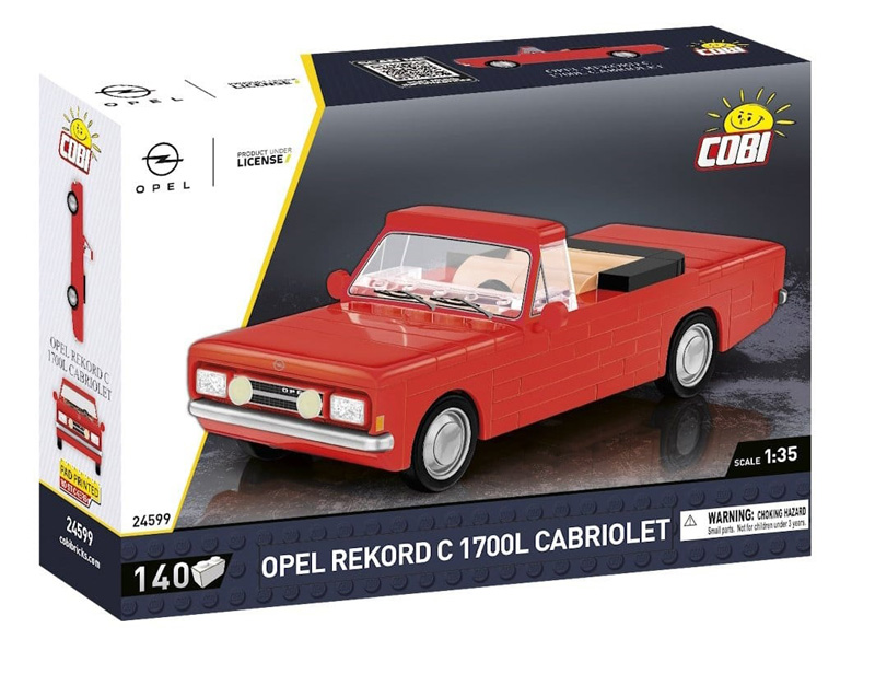 COBI Neuheiten Oktober 2023 Opel Rekord C 1700L Cabriolet 24599 Box Vorderseite