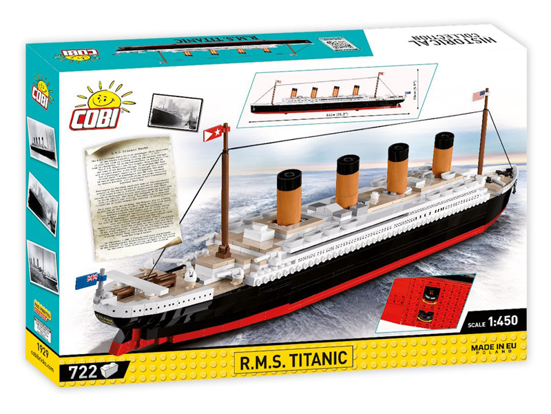 COBI Neuheiten Oktober 2023 RMS Titanic 1929 Box Rückseite