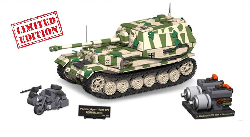 COBi 2581 Panzerjäger Tiger Ferdinand Limited Edition Titel