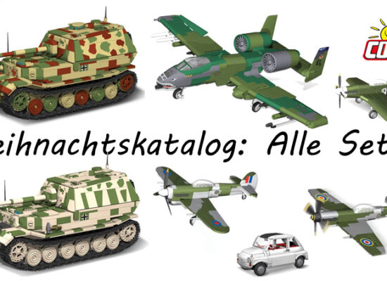 Weihnachtskatalog zeigt viele neue Sets und weitere Neuheiten aus der COBI-Welt (#53)