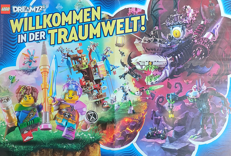 LEGO DreamZzz Magazin 1 Poster Traumwelt