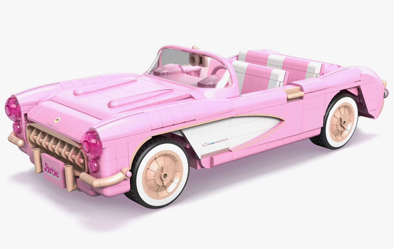 MEGA Barbie the Movie '56 Corvette Stingray Seitenansicht
