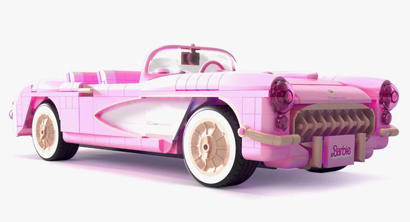 MEGA Barbie the Movie '56 Corvette Stingray Frontansicht