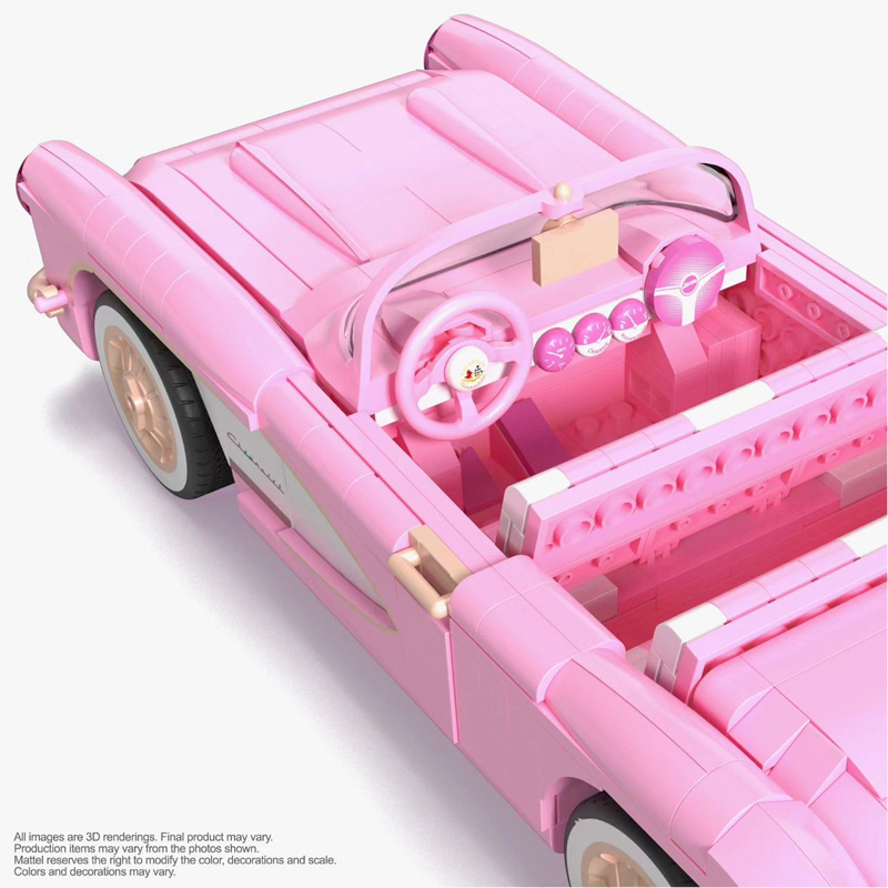 MEGA Barbie the Movie '56 Corvette Stingray Detail Lenkrad