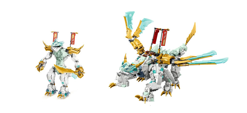 LEGo Ninjago Eisdrache 71786 Collage