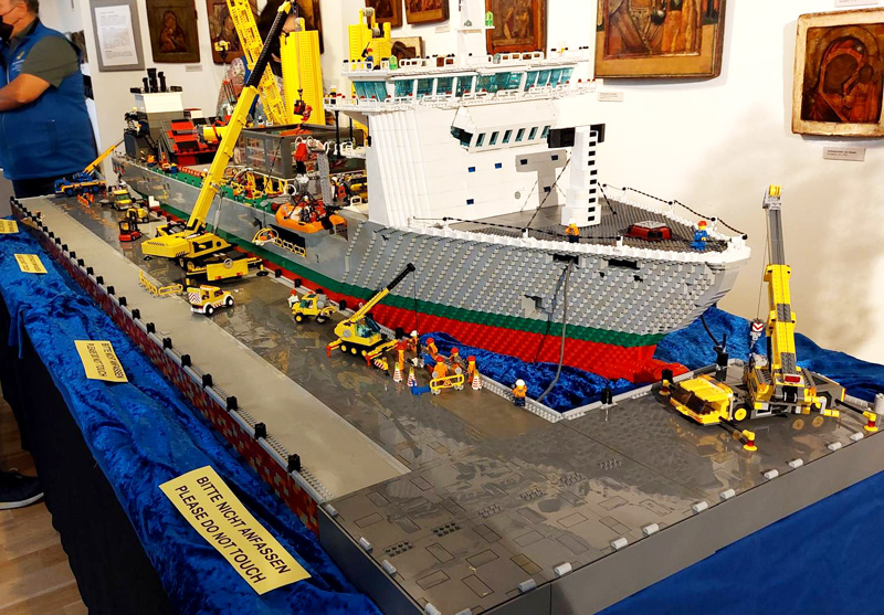 LEGO-Ausstellung Kloster Machern Polarstern MOC