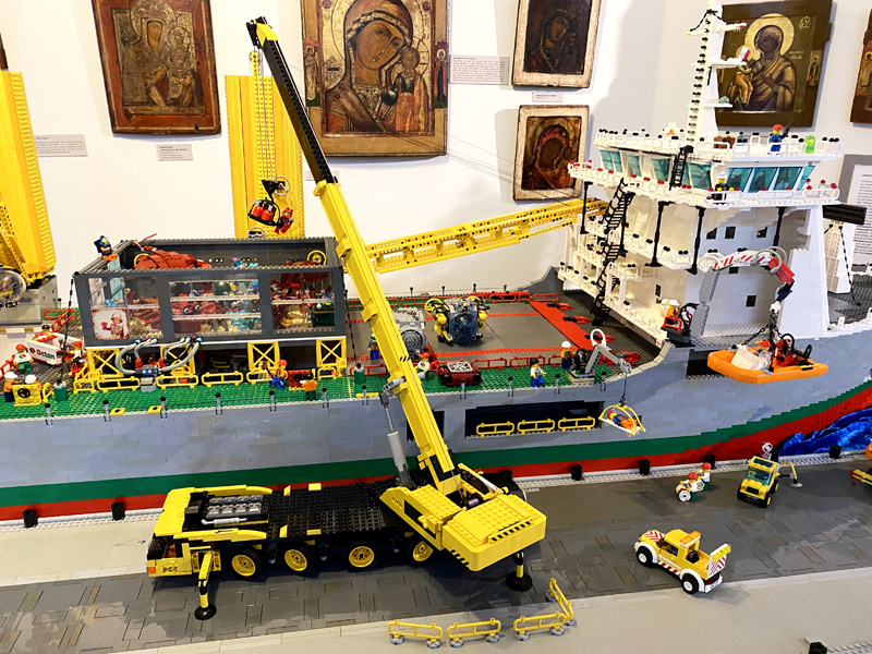 LEGO-Ausstellung Kloster Machern Polarstern MOC