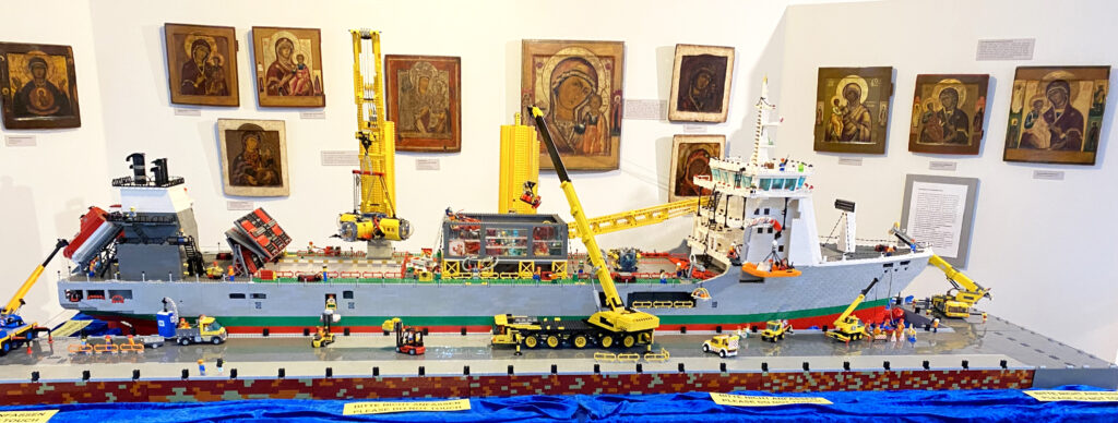 LEGO-Ausstellung Kloster Machern Polarstern MOC