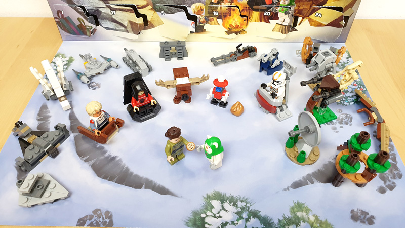 LEGO Star Wars Adventskalender 75366 Inhalt gesamt