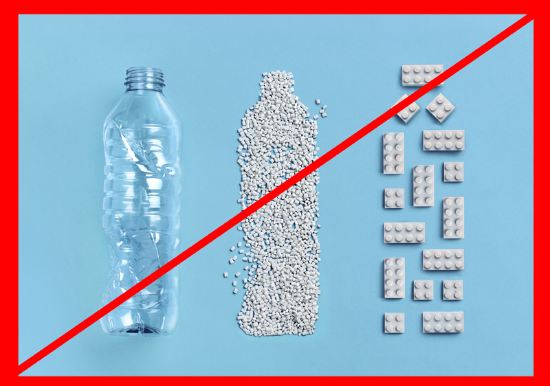 LEGO Nachhaltigkeit Plastikflaschen Titel
