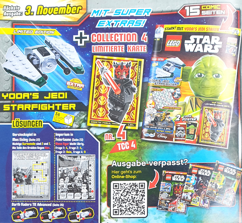 LEGO Star Wars Magazin Nr. 101 /2023 Vorschau auf Ausgabe 102