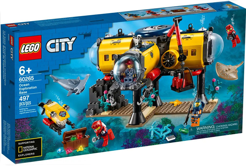 LEGO City Meeresforschungsbasis 60265 Box Vorderseite