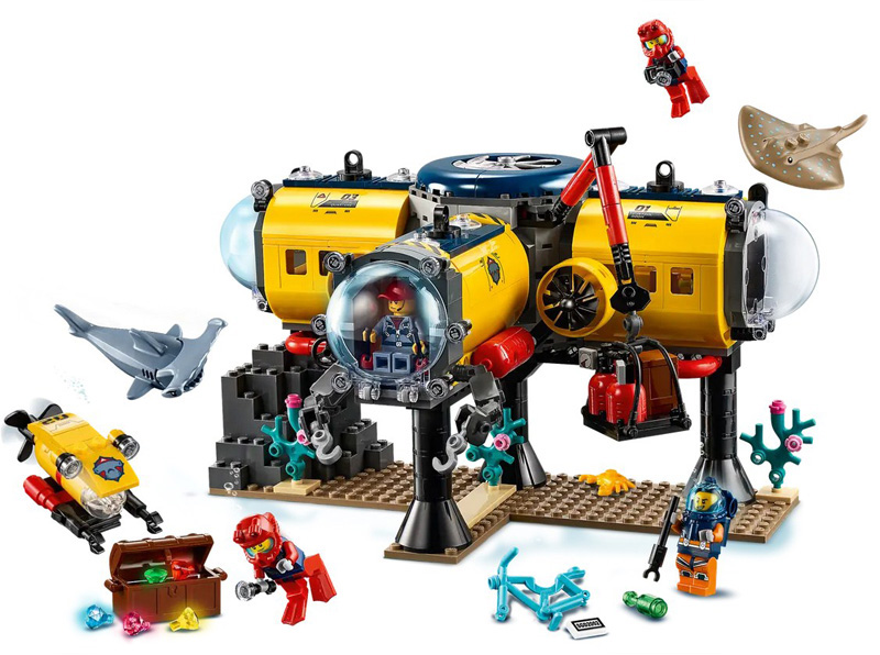 LEGO City Meeresforschungsbasis 60265 Set komplett