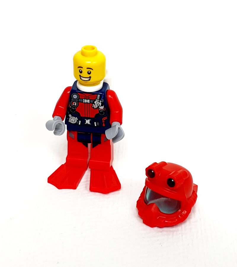 LEGO City Polybag Tiefseetaucher 30370 Minifigur ohne Helm