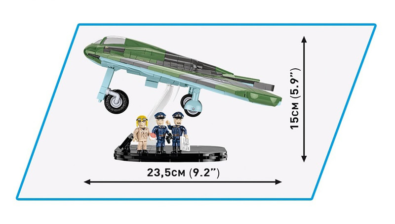 COBI Horten Ho 229 Limited Edition 5756 Seitenansicht Displayständer