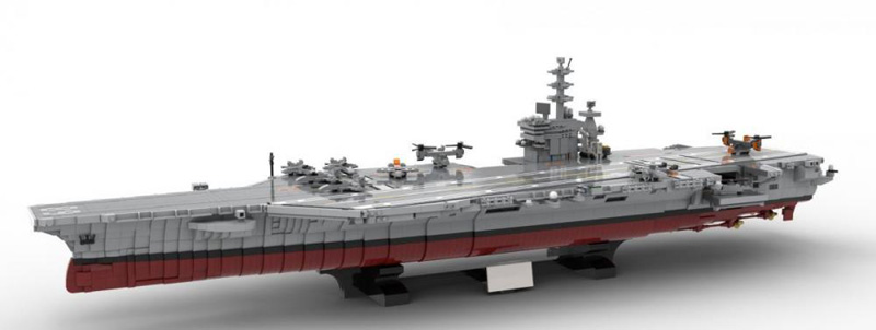 Bluebrixx USS Nimitz 103272