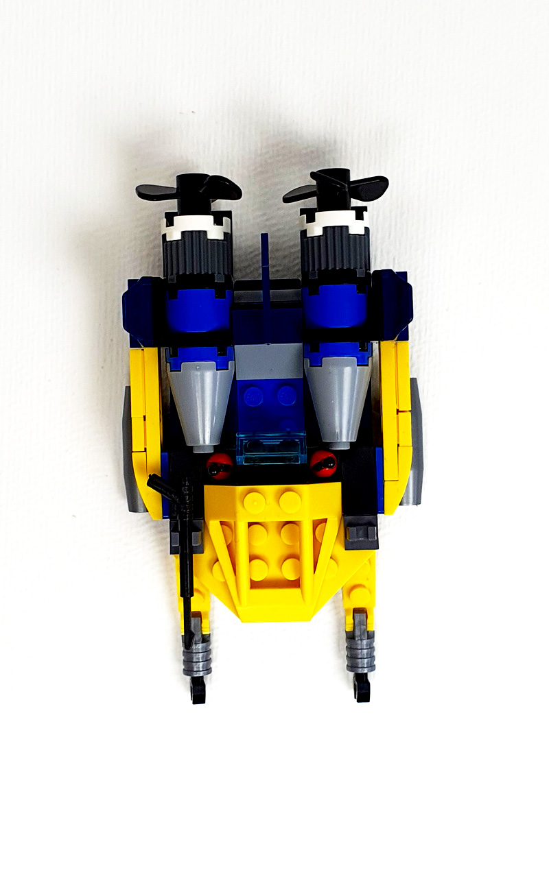 BlueBrixx Pro - Cargador De Cadena Kyanite Squad, Set De Construcción Con 114 Piezas, Incluye 2 Minifiguras