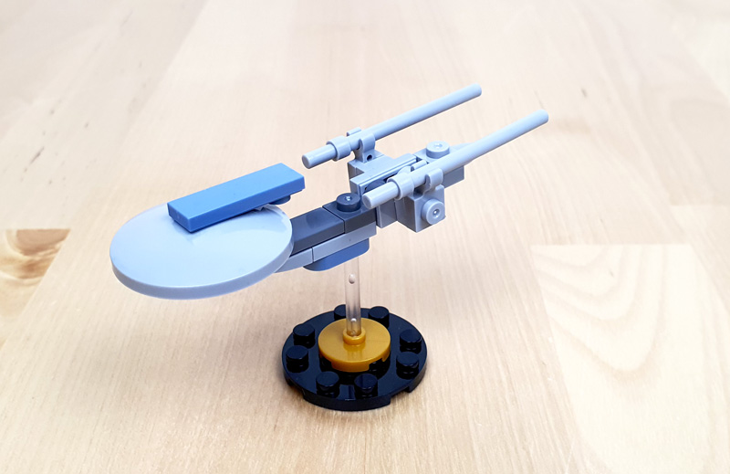 BlueBrixx Star Trek Adventskalender 2023 Türchen 23 USS Excelsior