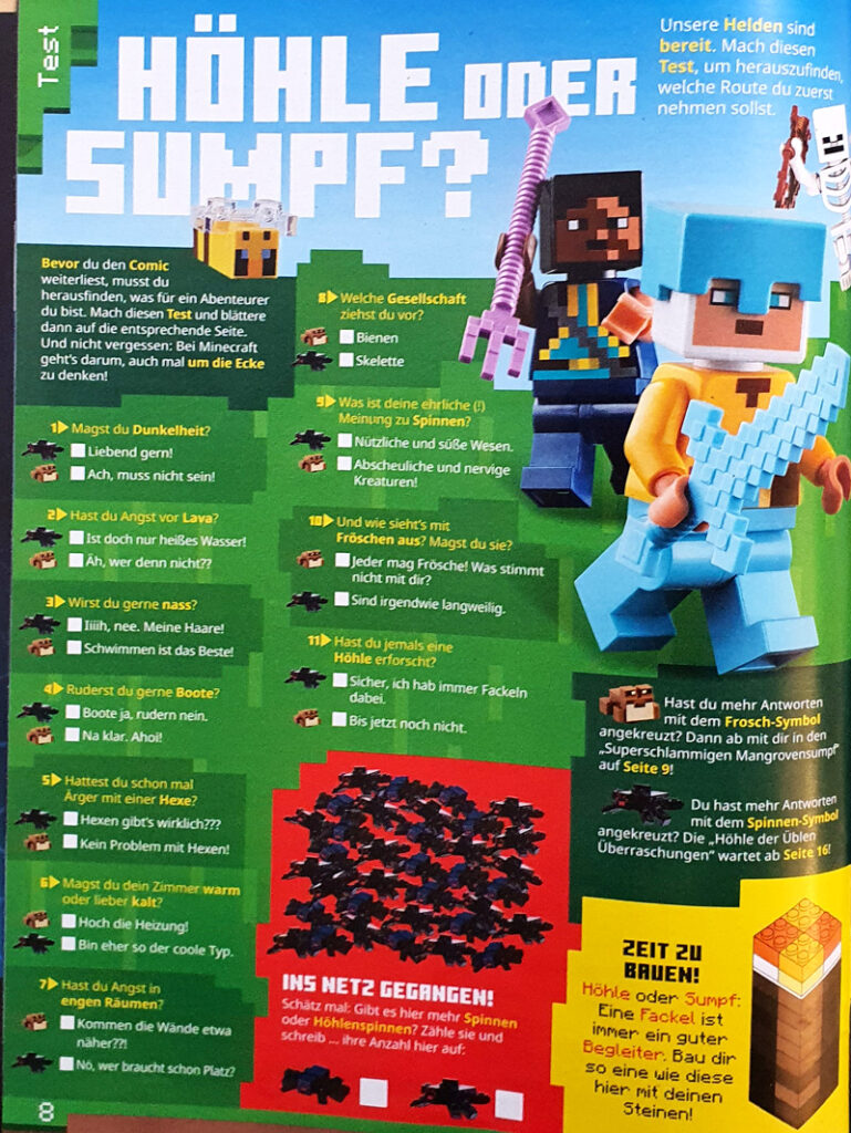 LEGO Minecraft Magazin 15 Test