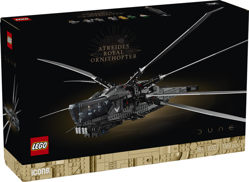 LEGO Dune Ornithopter 10327 Box Vorderseite