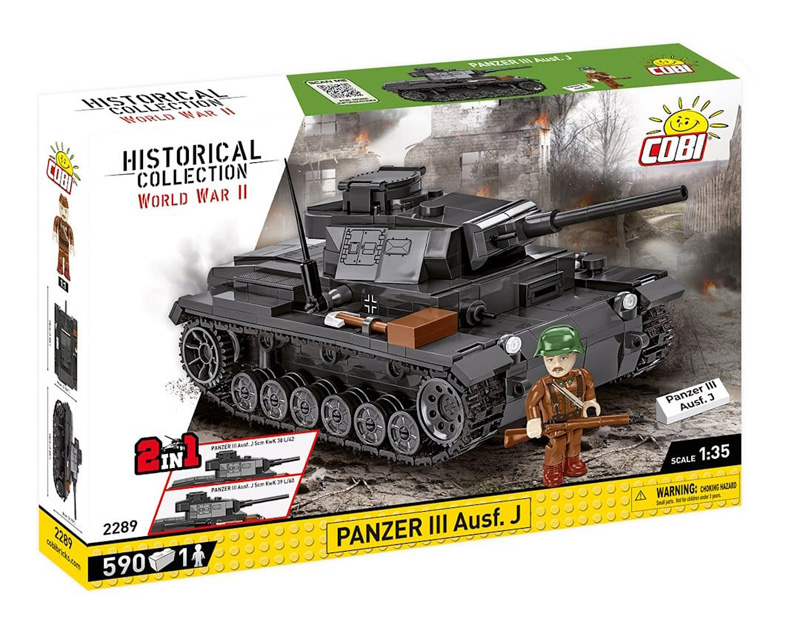 COBI Neuheiten November 2023 Panzer III Ausf. J Box Vorderseite