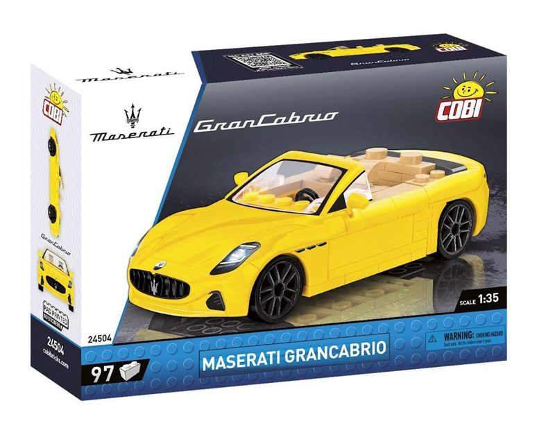 COBI Neuheiten November 2023 Maserati Grancabrio 24504 Box Vorderseite