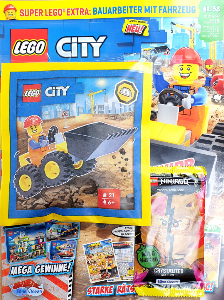 LEGO City Magazin Nr. 58/2023 mit Radlader Heft komplett
