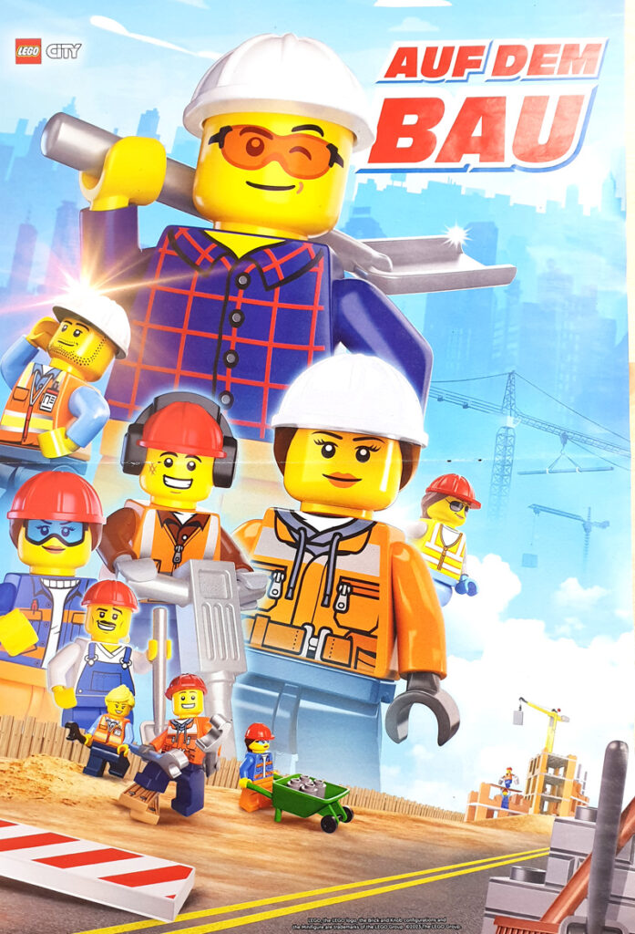 LEGO City Magazin Nr. 58/2023 mit Radlader Poster